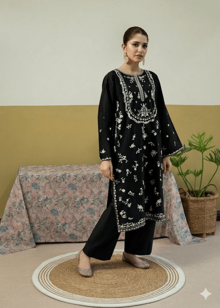 Unstitched Emb Lawn 2Pc – Elegant Summer Wear (SF-1072)