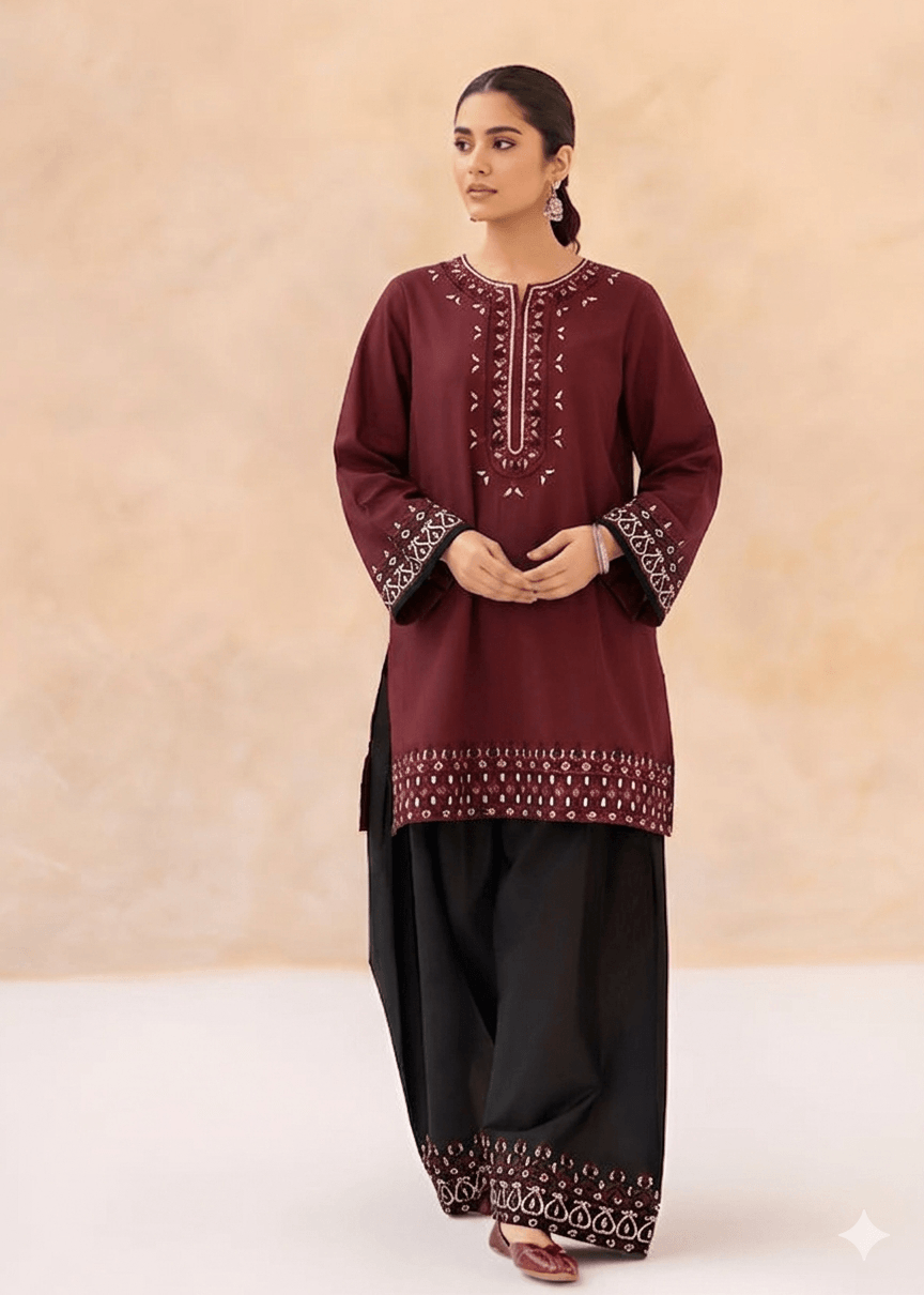 Unstitched Emb Lawn 2Pc – Elegant Summer Wear (SF-1075)